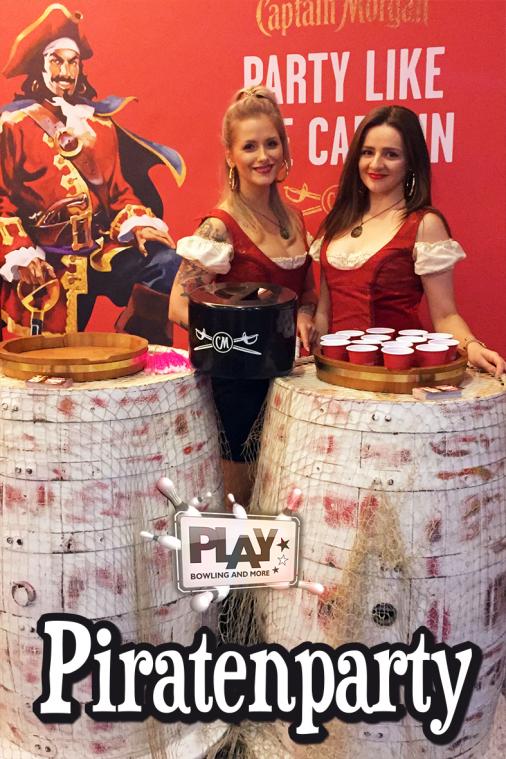 Piratenparty mit dem Captain im PLAY Bowling