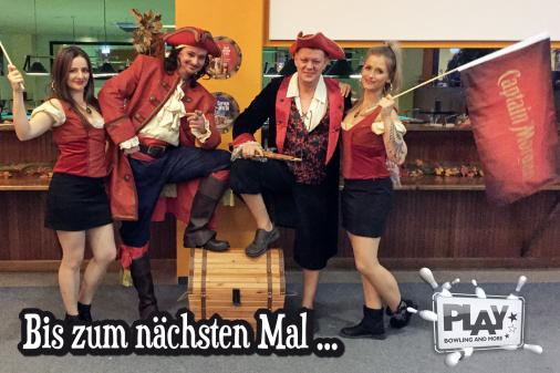 Piratenparty mit dem Captain im PLAY Bowling