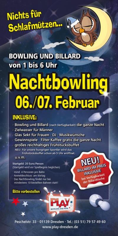 Nachtbowling 6./7. Februar 2015