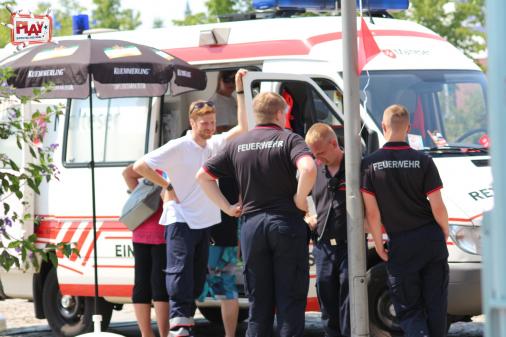 Natürlich waren auch wieder die Malteser Einsatzdienste Dresden e.V da.