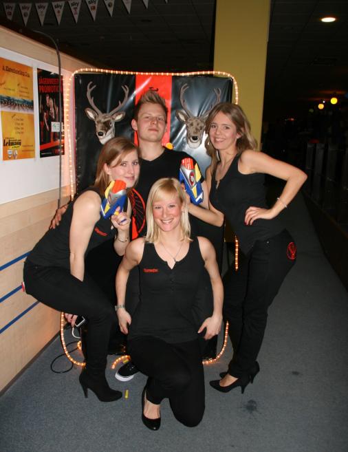 Das Jägermeisterteam im Play...