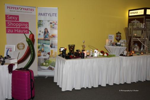 Natürlich waren die Damen von Partylite auch wieder mit Ihren Kerzen da....