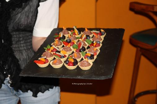 Es gab leckere Snacks.