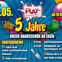 5 Jahre PLAY Bowling